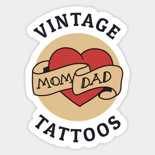 VT_HeartsMomDad Sticker